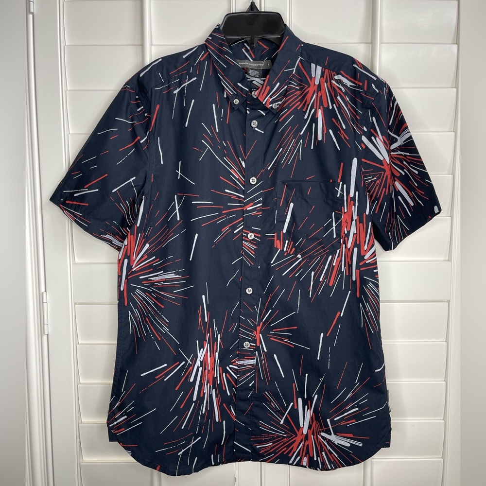 French Conection Firework Print Short Sleeve - image 1